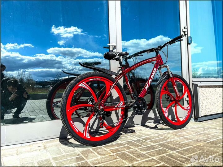 Ведосипед на литых дисках