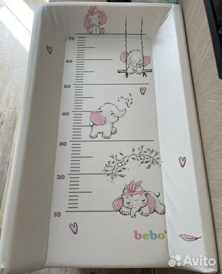 Пеленальная доска Bebo 50 на 80