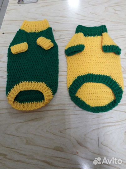 Вязаные вещи для собак