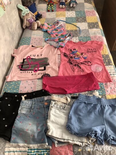 Фирменные вещи пакетом на девочку 134 140