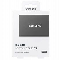 Внешний портативный SSD накопитель Samsung T7