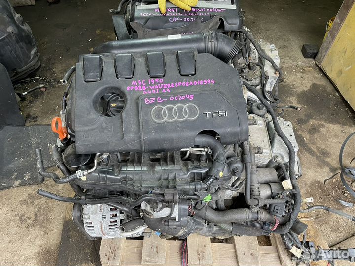 Двигатель BZB Ауди А3 Пассат Б6 27т.км