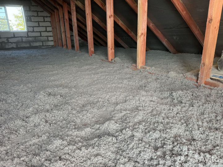 Утеплитель дома эковата