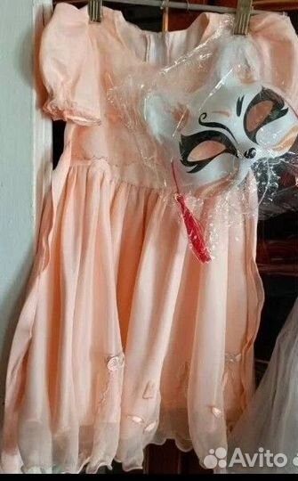 Новогодний Костюм кошечки/6-7-8лет