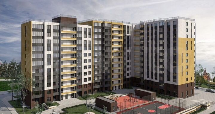3-к. квартира, 88,3 м², 6/12 эт.
