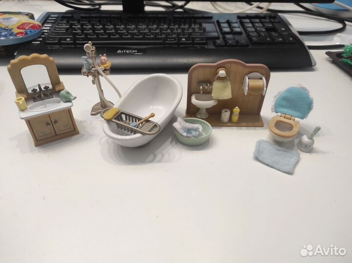 Sylvanian families наборы «Ванная комната»