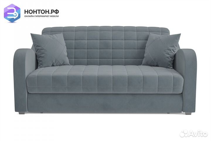 Диван аккордеон Барон №3 серый