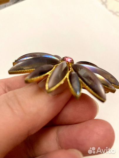 Брошь винтаж чехословакия