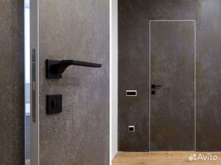 Скрытые двери под отделку