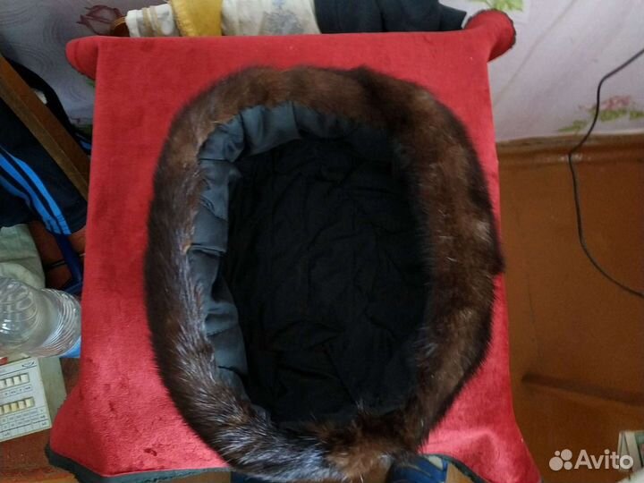 Берет формованный норковый женский