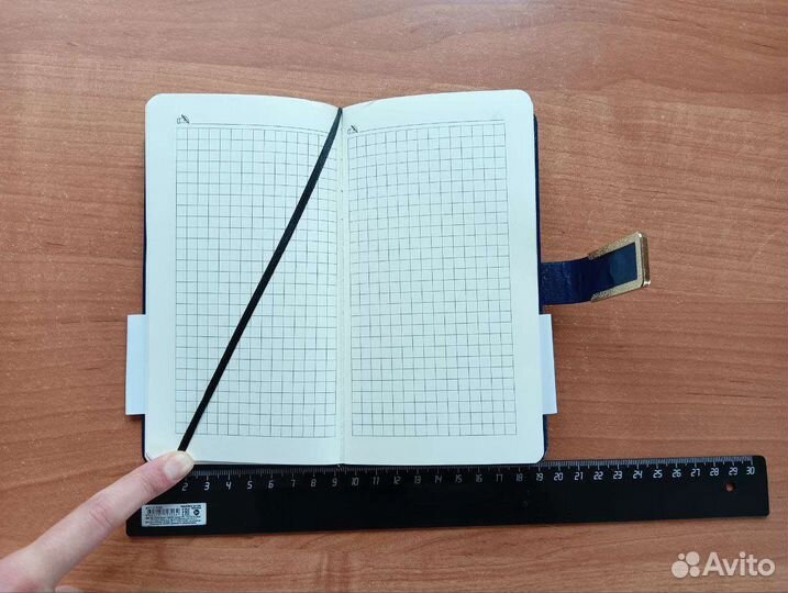 Карманный блокнот-ежедневник в клетку