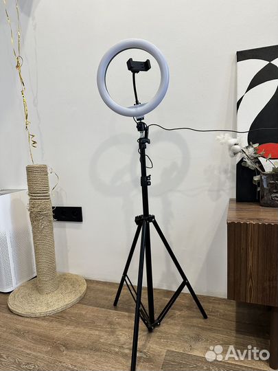Кольцевая лампа со штативом
