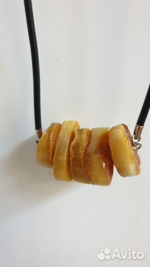 Колье с янтарем/Бусы янтарные
