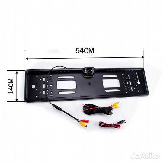 Автомобильная камера заднего вида в рамке