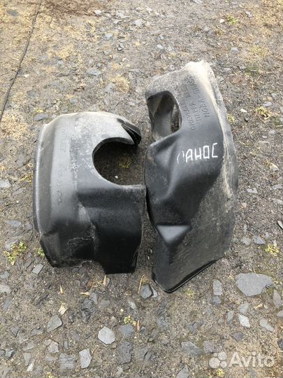 Шевроле ланос локер подкрылок левый правый 2 шт