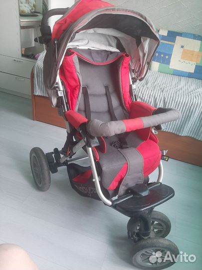 Прогулочная коляска зимняя бу