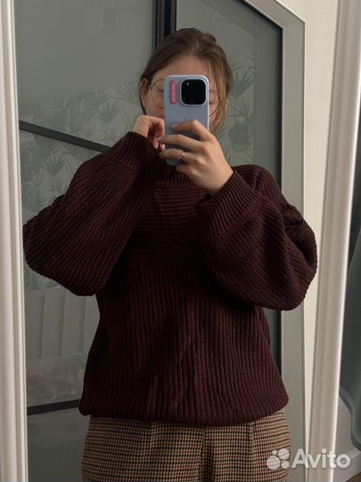 Свитер бургунди Monki
