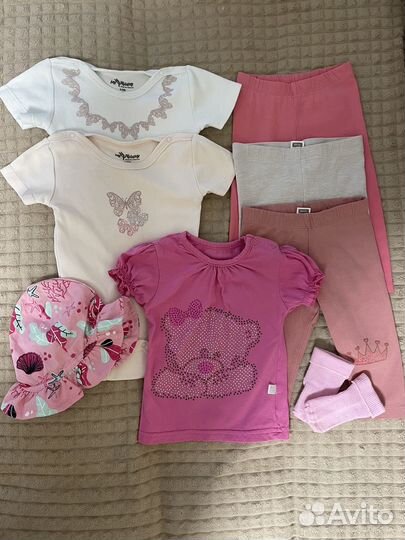 Вещи на девочку пакетом 62 68