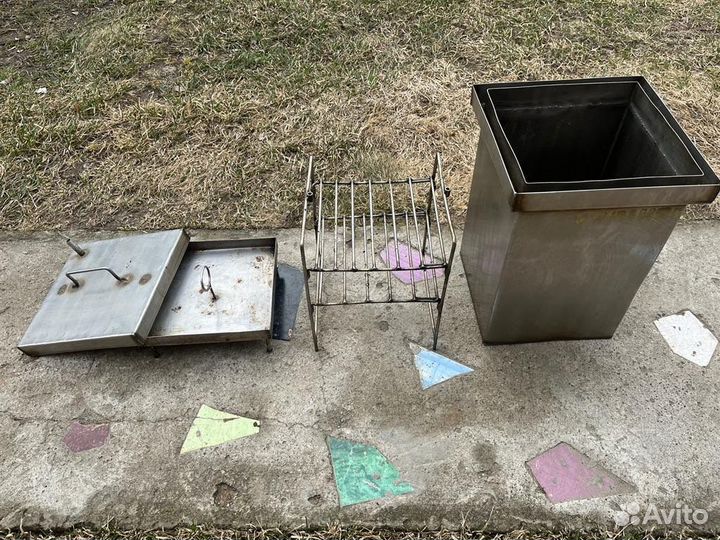 Коптилка с гидрозатвором, толстая нержавейка