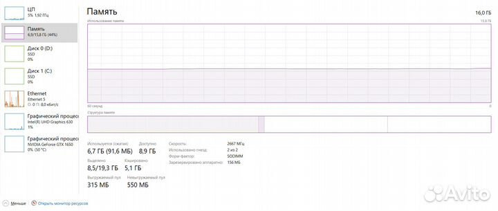 Игровой ноутбук dell G3 3590