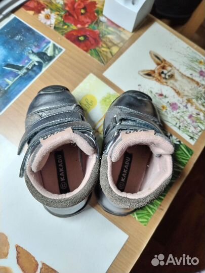 Ботинки демисезонные для девочки 23 размер