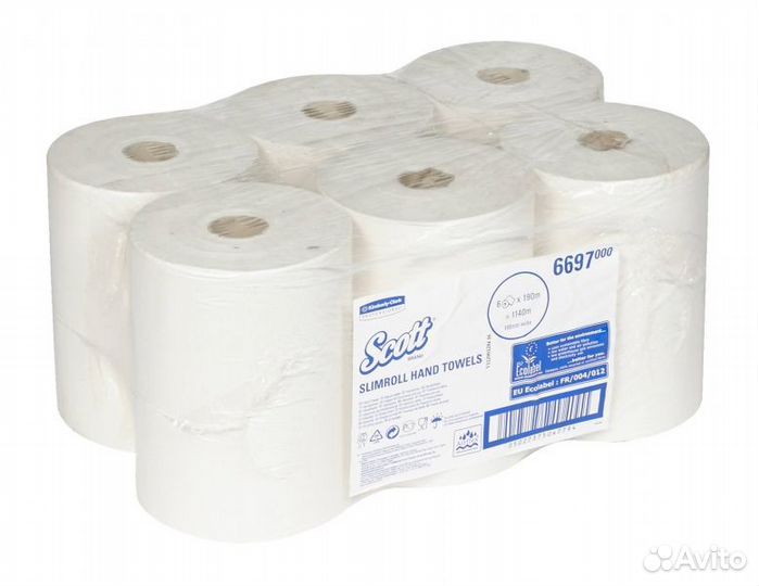 Полотенца для рук Scott Slimroll 1-слой,в рулоне 1