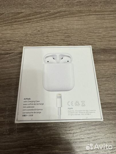 Наушники apple airpods with Charging Case Оригинал