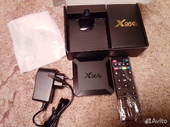 Smart tv приставка X96Q Андроид 10 4К WiFi