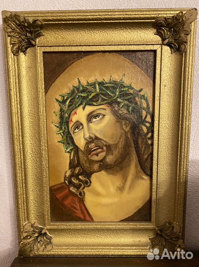Картина маслом Иисус