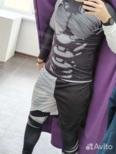 Рашгард спортивный 3в1 M L XL