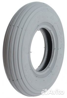 Покрышка 200х50 серая для поворотного колеса