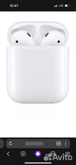Беспроводные наушники apple airpods 2