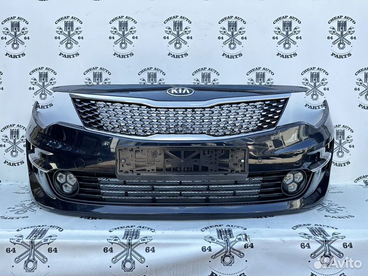 Бампер передний Kia Optima 4 Б/У Оригинал в сборе