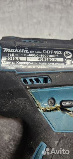 Шуруповерт Makita DDF482, на запчасти