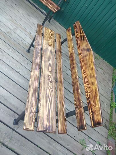 Садовые качели из дерева новые