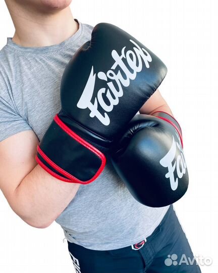 Перчатки Fairtex BGV14 черные (14 oz)