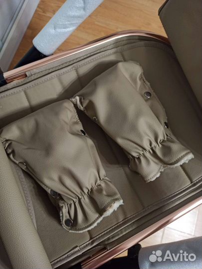 Коляска 3 в 1 luxmom 608 экокожа новинка