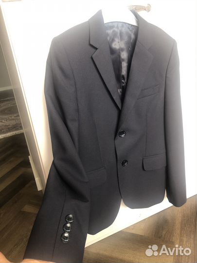 Брючный синий костюм для мальчика