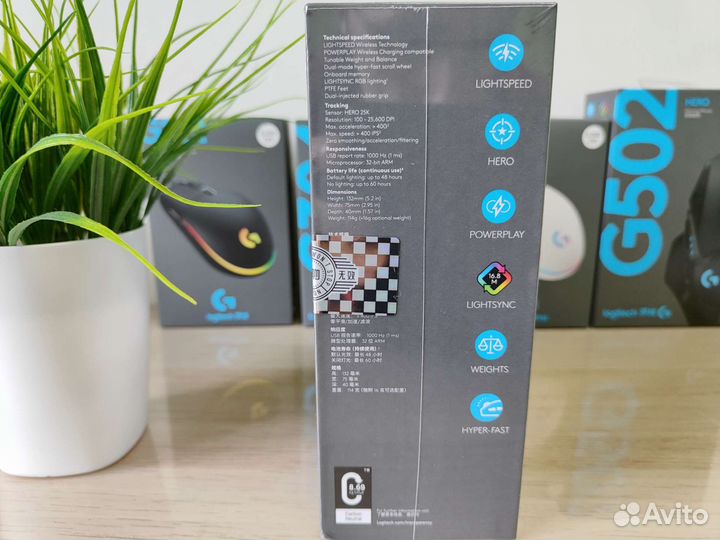 Игровая мышь Logitech G502 lightspeed Оригинал