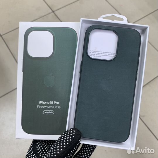 Чехол на iPhone 15 Pro FineWoven Case Evergreen