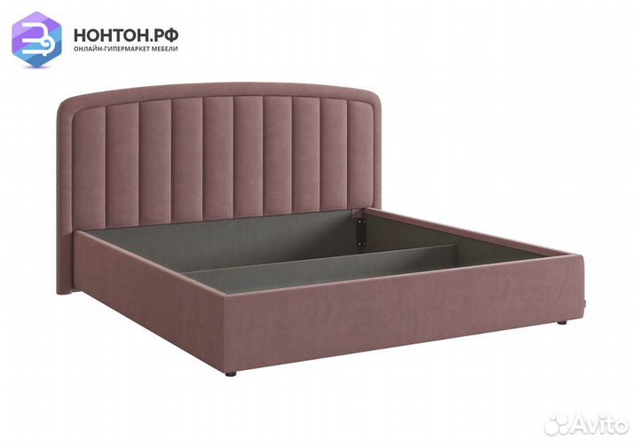 Кровать Сиена 2 1.8 м светло-коричневая