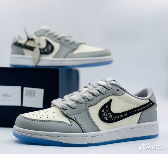 Кроссовки nike air jordan 1 dior