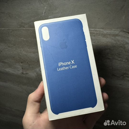 Кожаный чехол на iPhone X/XS