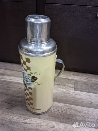 Термос китайский со стеклянной колбой