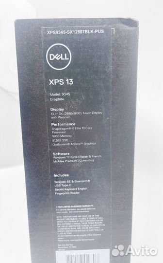 Ноутбук Dell XPS 13