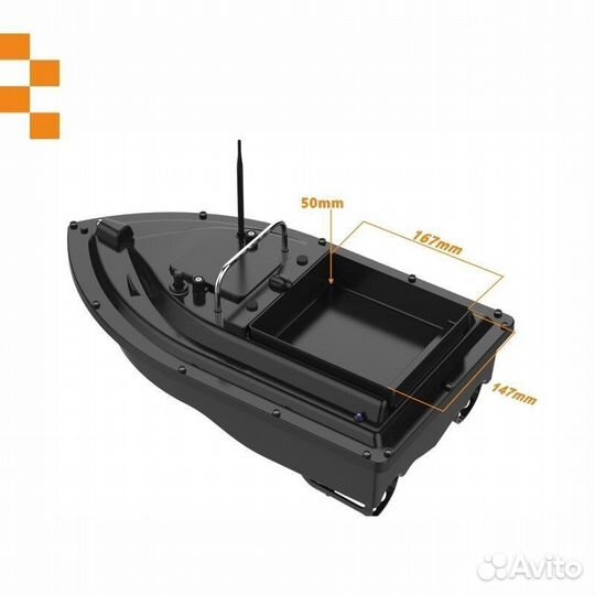 Прикормочный кораблик с GPS навигацией