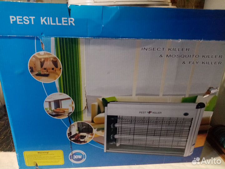 Лампа инсектицидная от насекомых pest killer 30 W