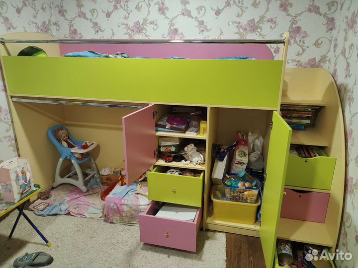 Детская кровать чердак