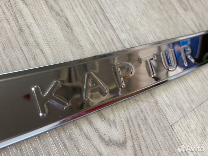 Накладка на задний бампер renault captur каптюр