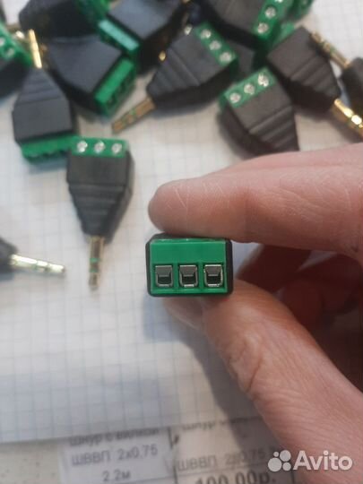 Штекер 3,5стерео без пайки